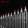 10-250ml Useful Portable Empty Refillable Storage Empty Dropper Squeeze Bottle Refillable Bottle Liquid Sample