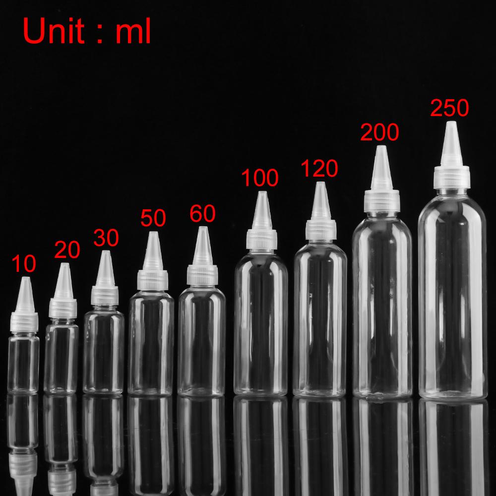 10-250ml Useful Portable Empty Refillable Storage Empty Dropper Squeeze Bottle Refillable Bottle Liquid Sample