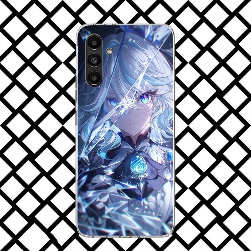 Genshin Impact Furina Handyhülle für Samsung Galaxy A17 A37 A57 A16 A26 A36 A56 A15 A25 A35 A55 A14 A24 A34 A54 A13 A23 A33 A53