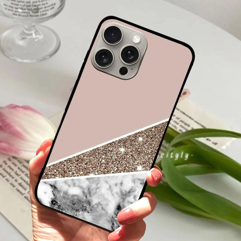 Popular Patterns For iPhone 15 Plus Case On iPhone15 Soft Silicone TPU Phone Cover For iPhone 15 Pro Max Protector Coque Funda
