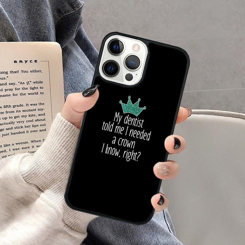 Dental Definitions Tooth Phone Case for iPhone 17 Air 16 16e 15 Plus for Apple 13 11 12 14 Pro Max Cover coque Shell