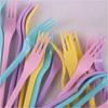 Simple Pastel Fruit Forks (20 Pieces) (1 Set)
