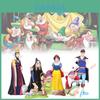 Charming Snow White And Dwarfs 8 Piece Princess Figurine Set Ideal For Cake Toppers