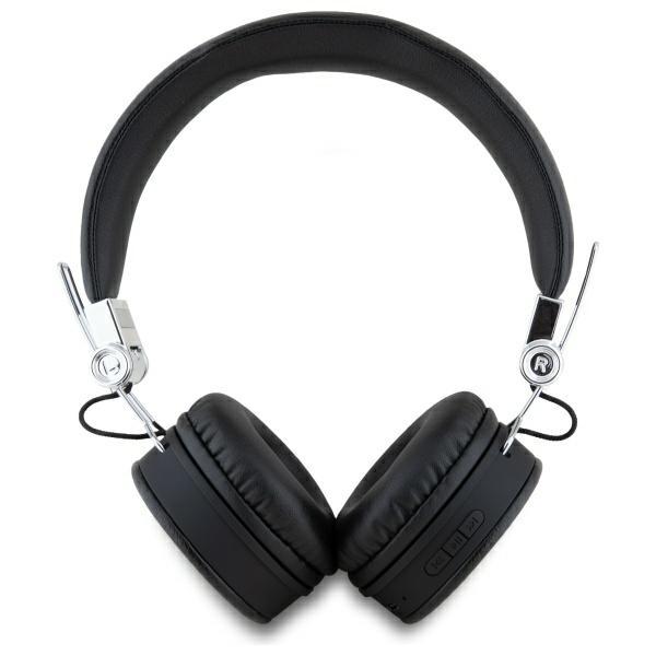 Słuchawki nauszne Bluetooth Guess ENC Grained Classic Czarny