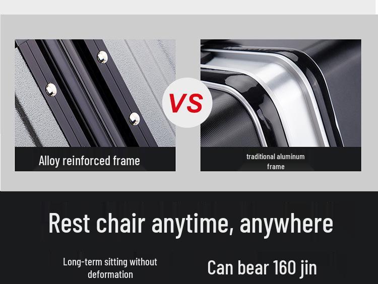 Mehrgrößen Koffer mit Aluminiumrahmen und großer Kapazität mit 20- und 24-Zoll-Trolley- und Handgepäckoptionen