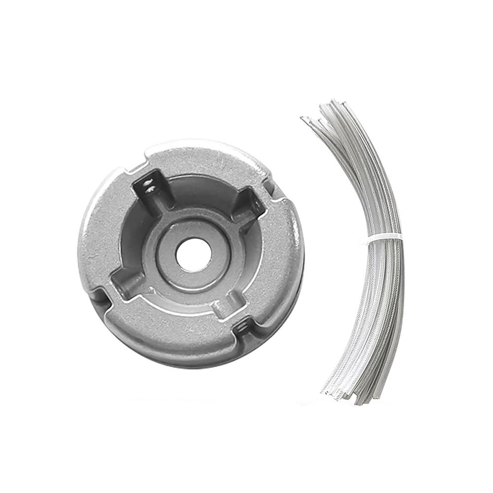 Uniwersalna głowica kosiarki ze stopu aluminium z żyłką stalowo-nylonową, Części zamienne do kosiarek