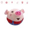Adorable Bouncing Pig Toy With Plush Fabric And Soothing Music For Baby Toddlers