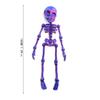 3D Printed Movable Joint Skeleton Figurines Flexible High Human Bone Miniature Creative Fun Decoration Halloween Gifts