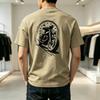 Vintage Motorcycle Speedometer Rider Back Graphic T Shirt Unisex Unisex Cotton Short Sleeve Tee Biker Streetwear Casual Y2k Top