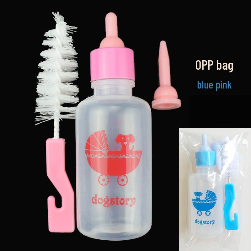 

60 мл Силиконовая бутылка для воды для домашних животных для маленьких собак, кошек, хомяков и кроликов 4-Piece Set