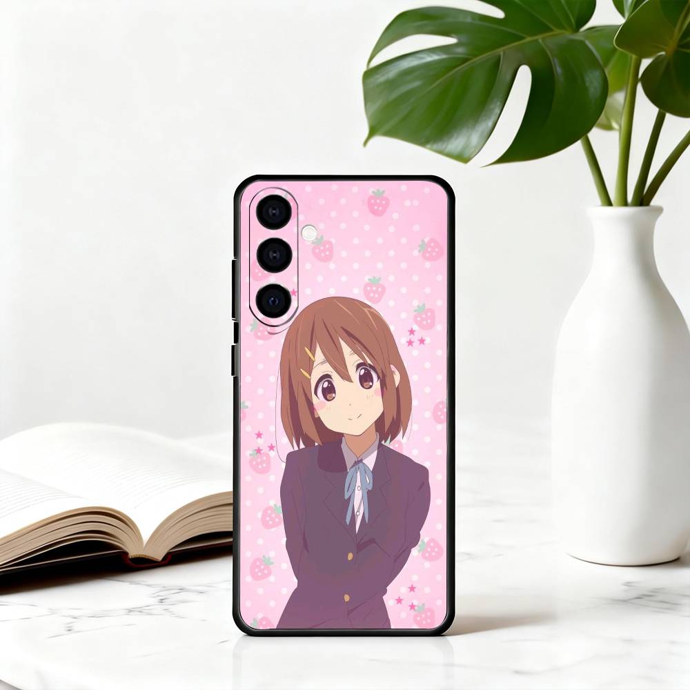 K-K-ON Music Y-Yui H-Hirasawa-yh Phone Case For Samsung Galaxy A73,A72,A71,A70,A53,A52,A51,Others Soft Black Cover