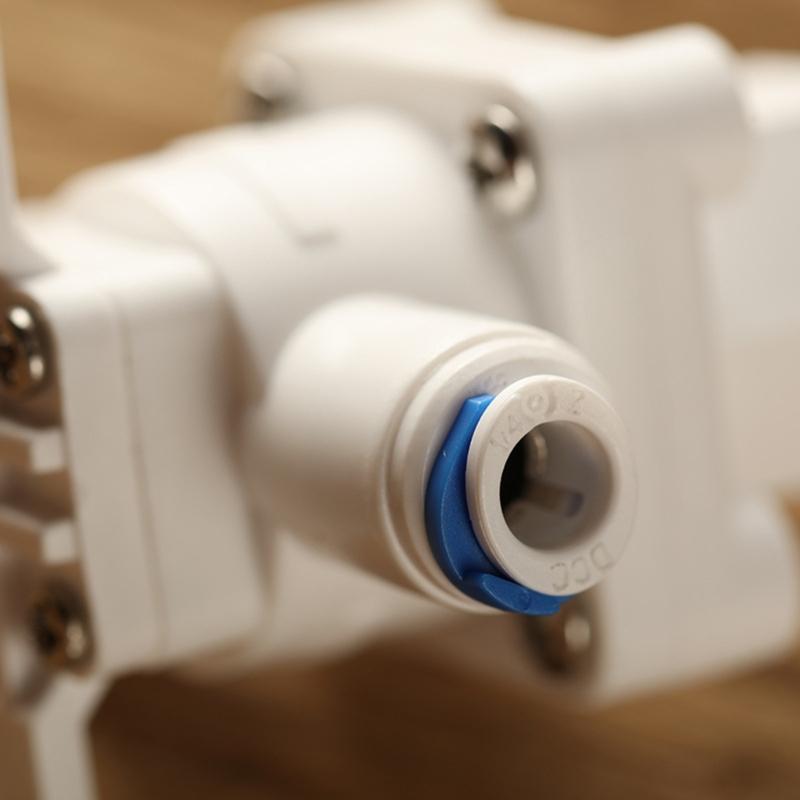 1/2 Zoll 3/8 Zoll 1/4 Zoll Verstellbares Kunststoff-Druckminderungsventil Wasserdruckregler für Umkehrosmose-Wassersystem