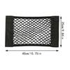 1Pcs Car Back Rear Mesh Trunk Seat Elastic String Net Magic Sticker Universal Storage Bag Pocket Cage Auto Organizer