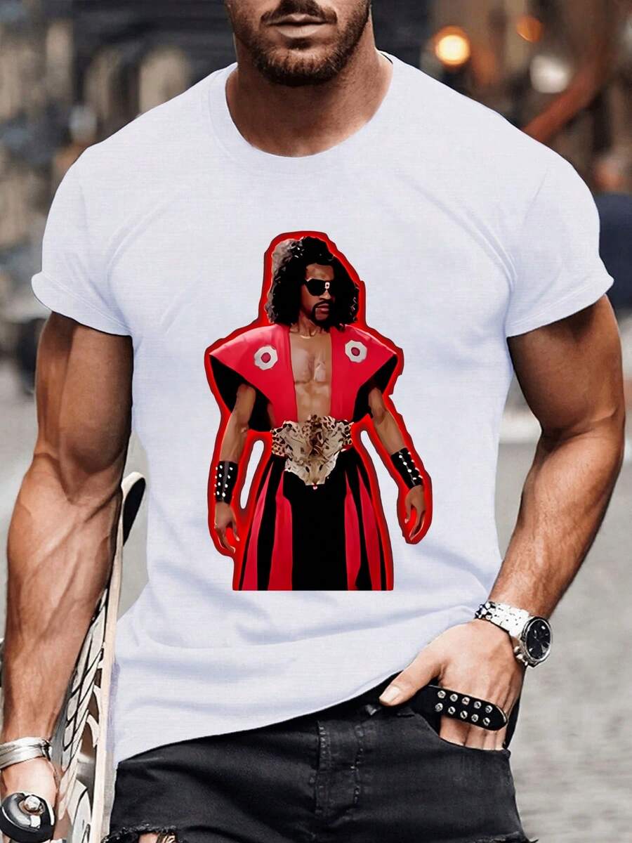 

Dapper Gent Unissex s The Sho;Nuff Vintage Round Neck Casual Christmas T-Shirt S