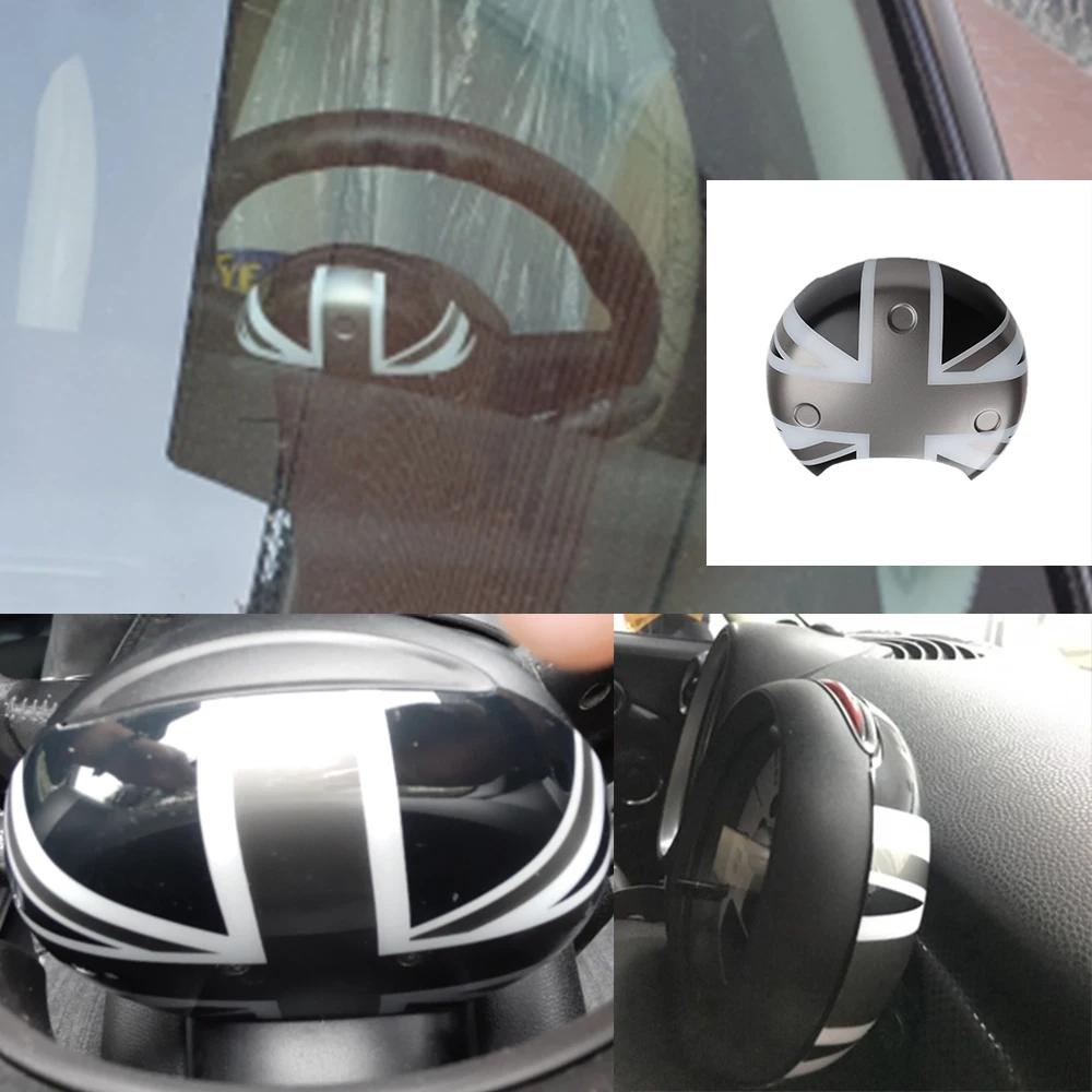 Adesivo Copertura Tachimetro Auto Bandiera Nera Per Mini One Cooper S R55 R56 R58 R60 R61 Car-Styling Interni Accessori Auto ulqch44