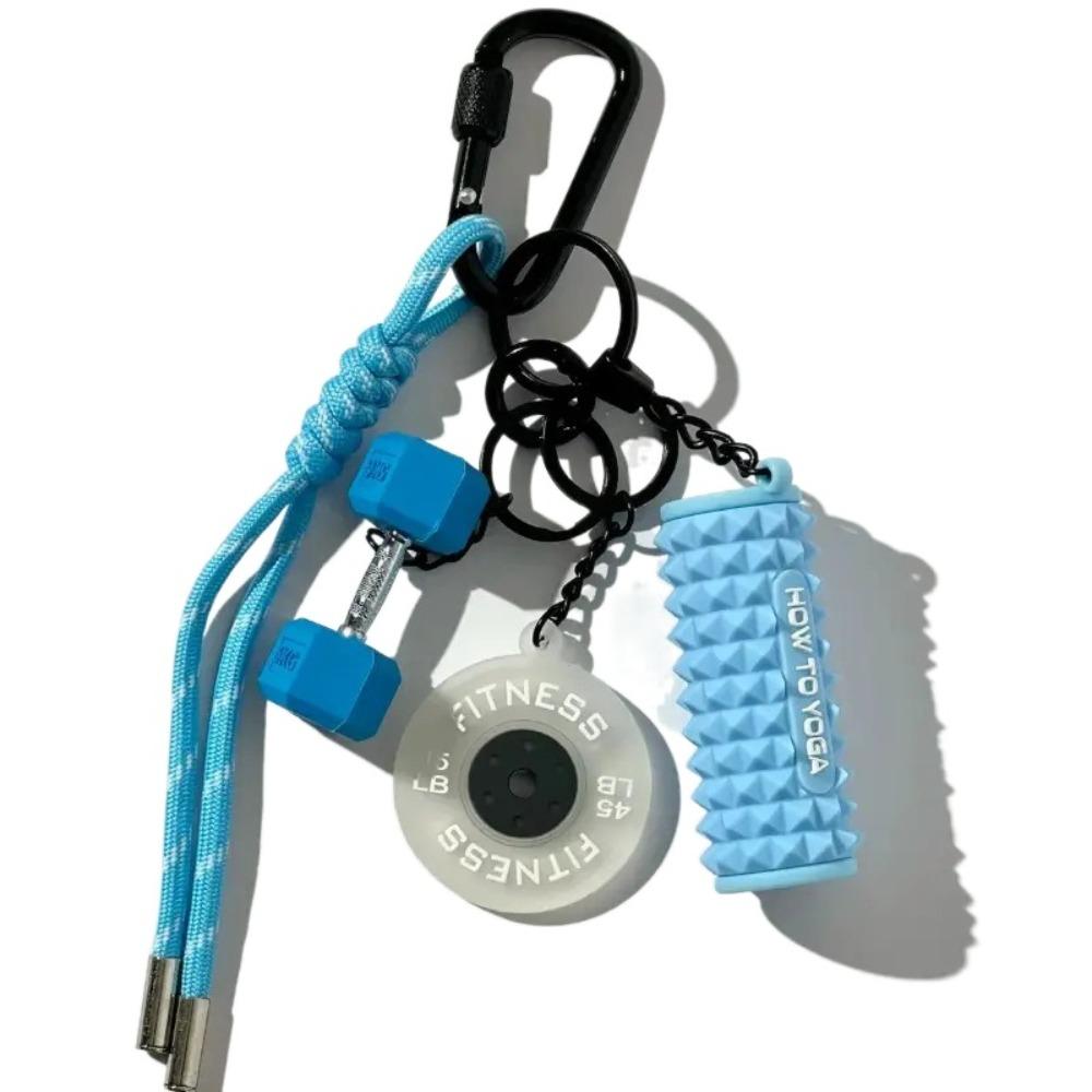 

Water Cups Simulation Dumbbells Keyring Dopamine Fitness Series Pendant Friends Style 1 Blue