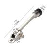 Stainless Steel Anti-collision Door Stopper Kick Down Door Holder Rubber Buffer Suitable for Homes Offices Punch Install