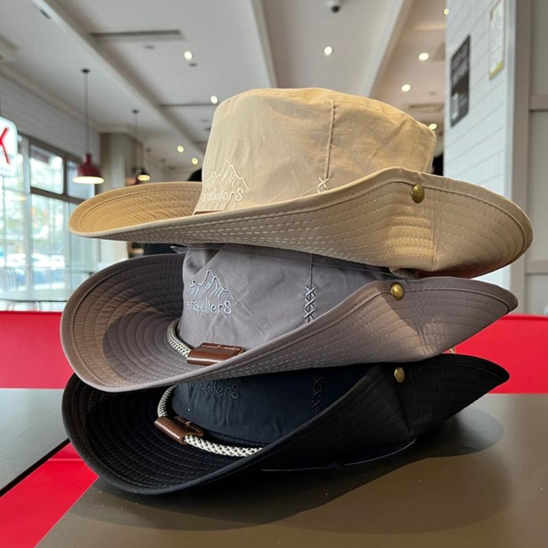 Sunshade Bucket Hat Outdoor Sport Hiking Fisherman Hat Sunshade Wide Brimmed Breathable Sunproof Sun Hat