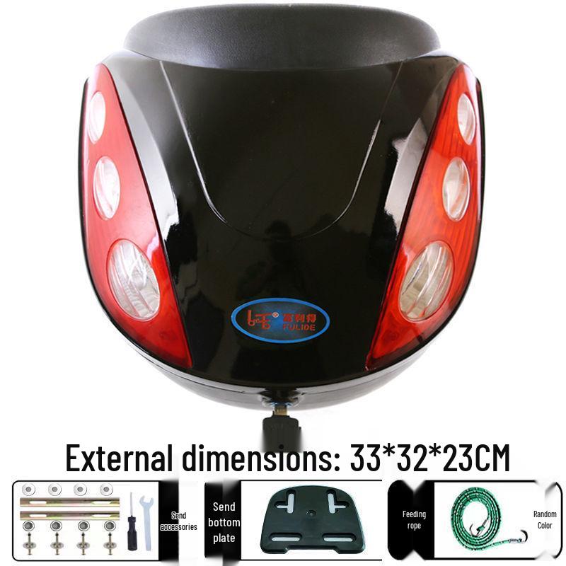 Universal Electric Vehicle Trunk & Storage Box for Motorcycles and Scooters