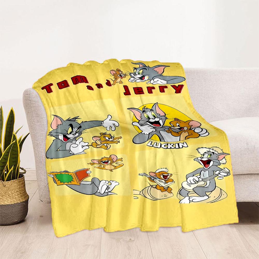 Tom And Jerry Adventure Suitable blanket for offices, travel, living rooms also a good gift for friends and family Suitable for all seasons.