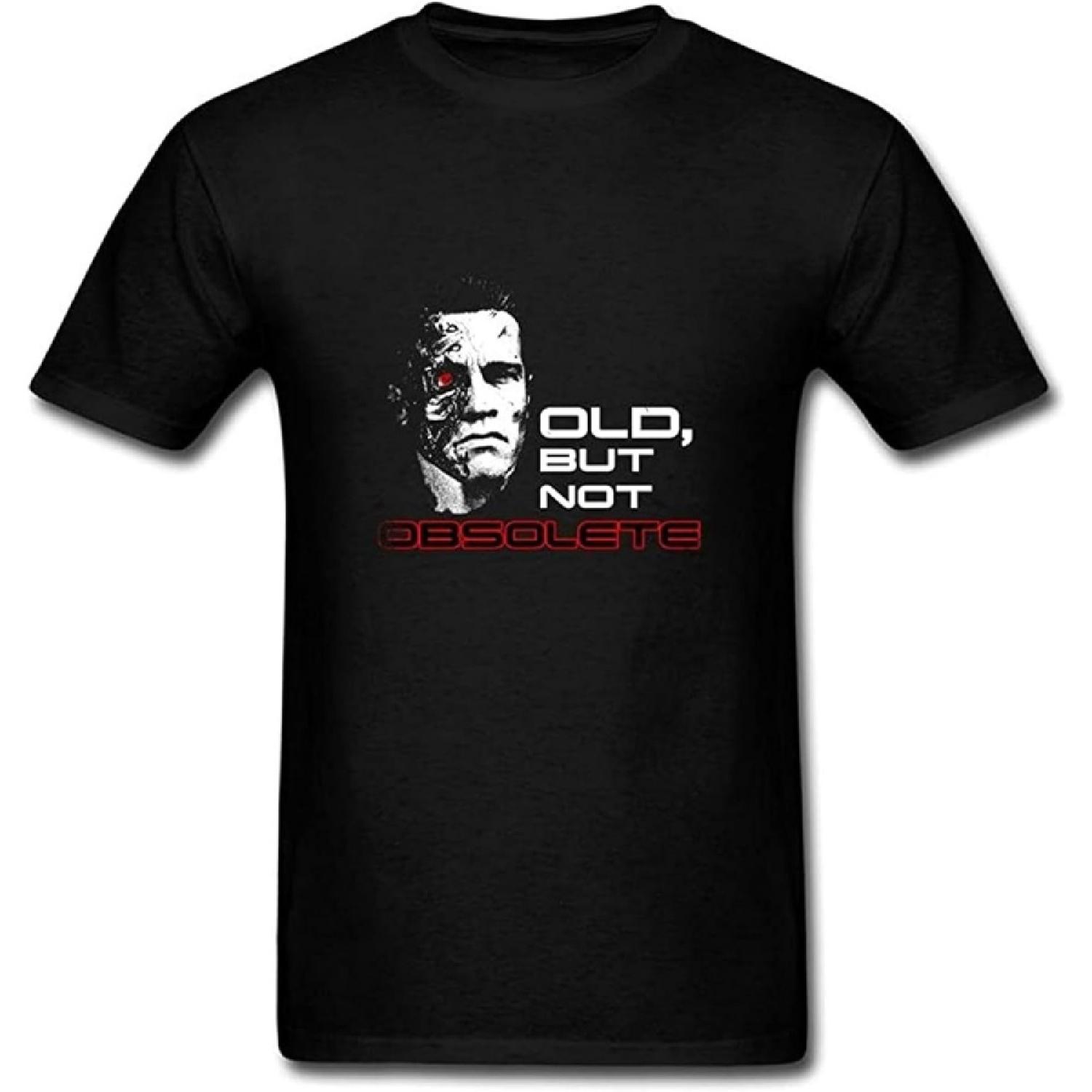ZHENCHU Men s Robot Old But Not Obsolete Custom T Shirts0 S