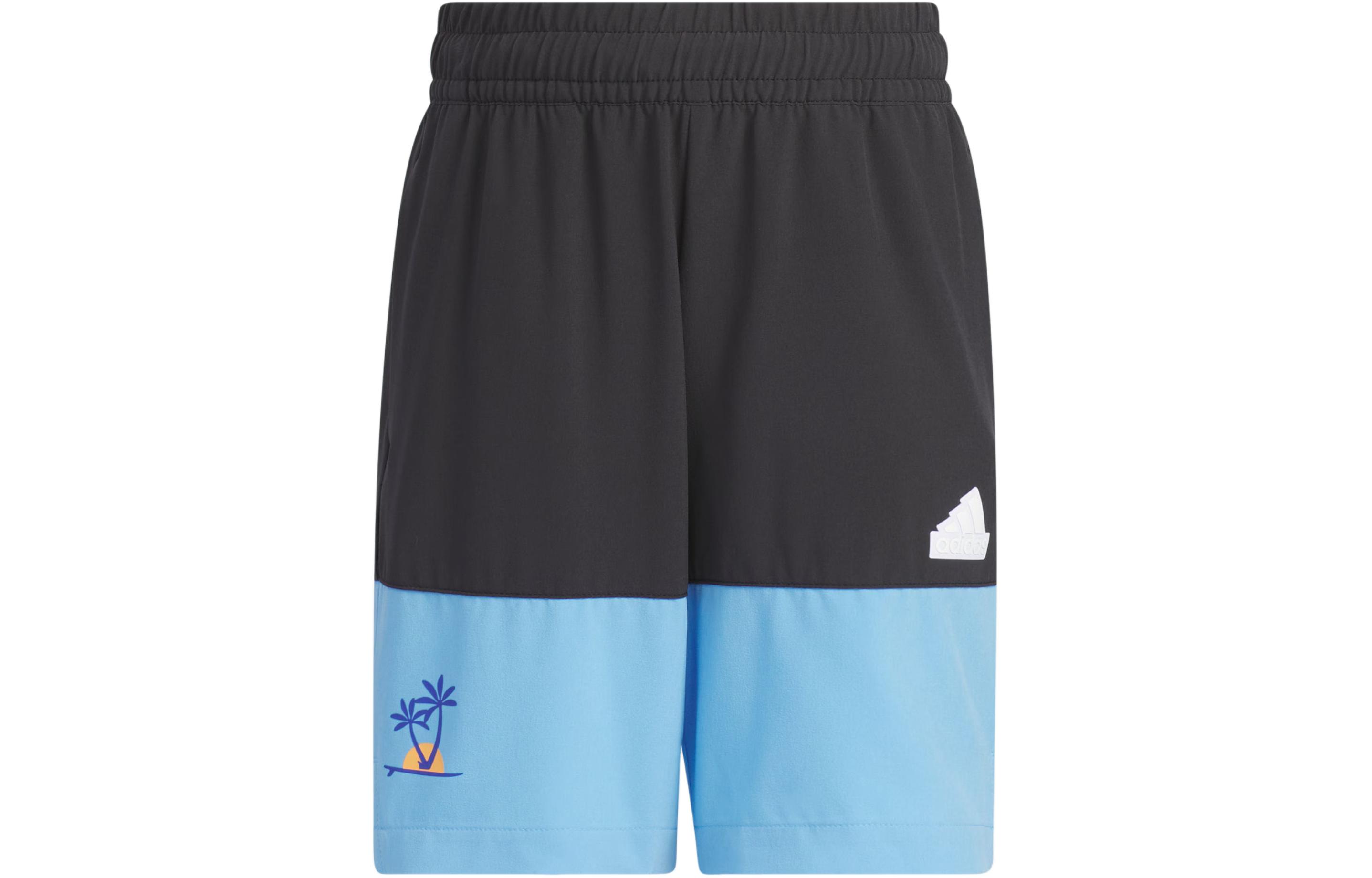Adidas SPORTSWEAR SHORTS Kids Shorts Kids  Black/Blue IT1810 128