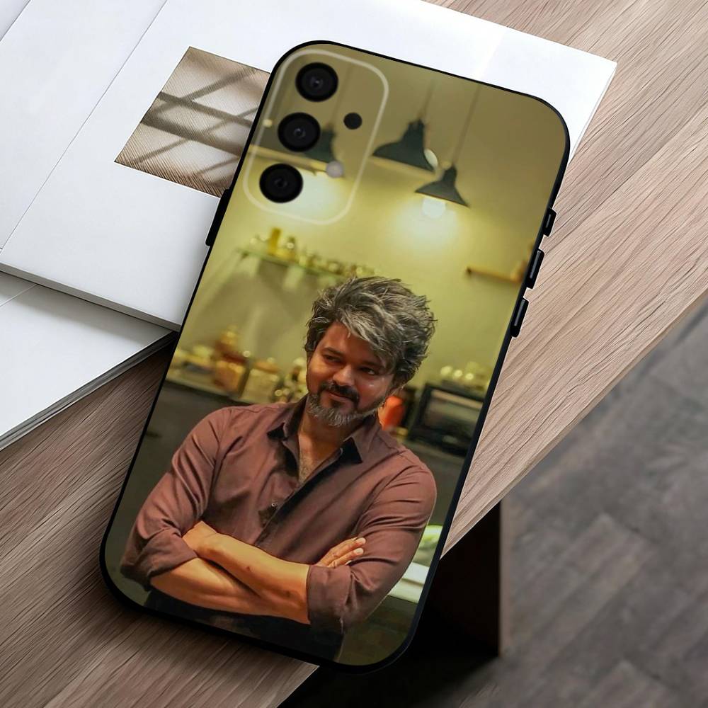

T-ThalaPathy Actor V-Vijay-Y Phone Case For Samsung Galaxy A73,A72,A71,A70,A53,A52,A51,Others Soft Black Cover Samsung a41
