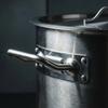 22L Stainless Steel Pot Large 30.5 Cm With Cooking Lid Silver