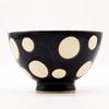 Hasami Chojuro Rice White Polka Made In 477260 Ware, Kiln, Bowl/tea Bowl, 11cm, Dots, Black, Japan,