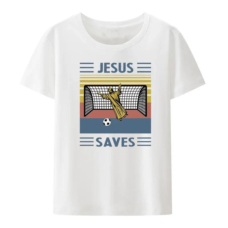 Moshi Jesus Desu Rolig T-shirt Kortärmad Andningsbara T-shirts Casual Toppar Mönster Roupas Överdimensionerade Högkvalitativa Mjuka Lösa
