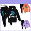 Conjunto de Sudadera con Capucha y Pantalones Jogger de Algodón de Dibujos Animados para Niños, para Jugar Activamente y Uso Casual