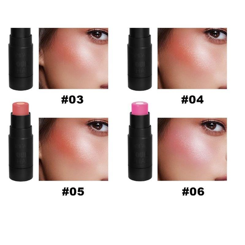 HANDAIYAN - 2-in-1 Rouge & Highlight Stick - 6 Farben
