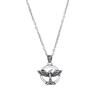 Collier Mockingjay des Hunger Games - Collier hip hop pour hommes européens et américains style punk pendentif en métal