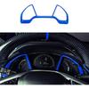 Rifoda for Honda 10th Gen Civic 2016 2017 2018 2019 2020 ABS Carbon Fiber Grain Console Center Dashboard Cover and Gear Box and Steering Wheel Trims