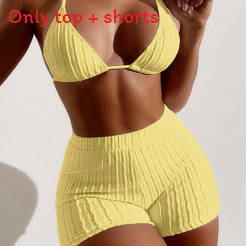Classic Womens Polyester Bikini Swimsuit With Mesh Panels For Water Sports