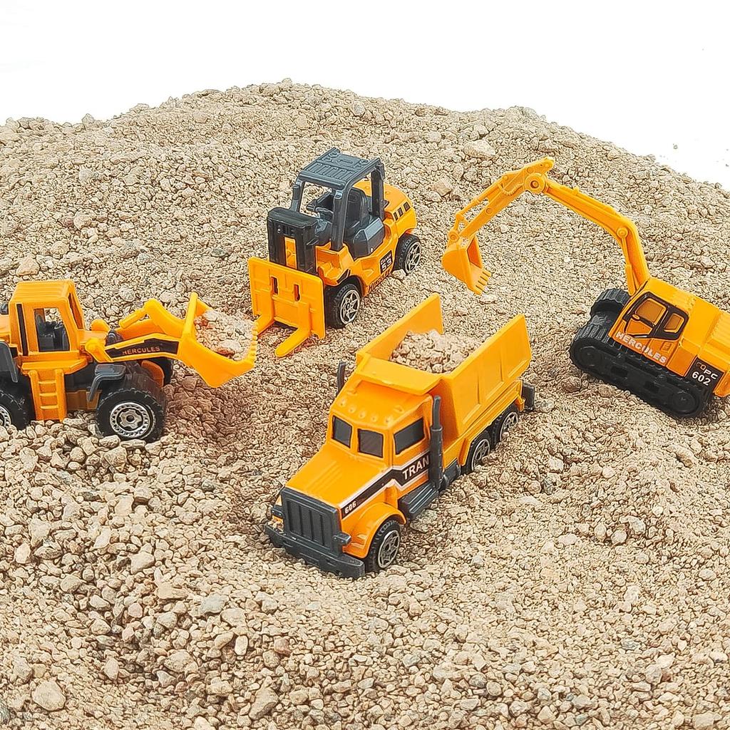 YongnKids Construction Vehicle Toy Includes and Other Work Miniature Car Alloy Work Vehicles for Metal Model Fire Engine Popular and Durable for