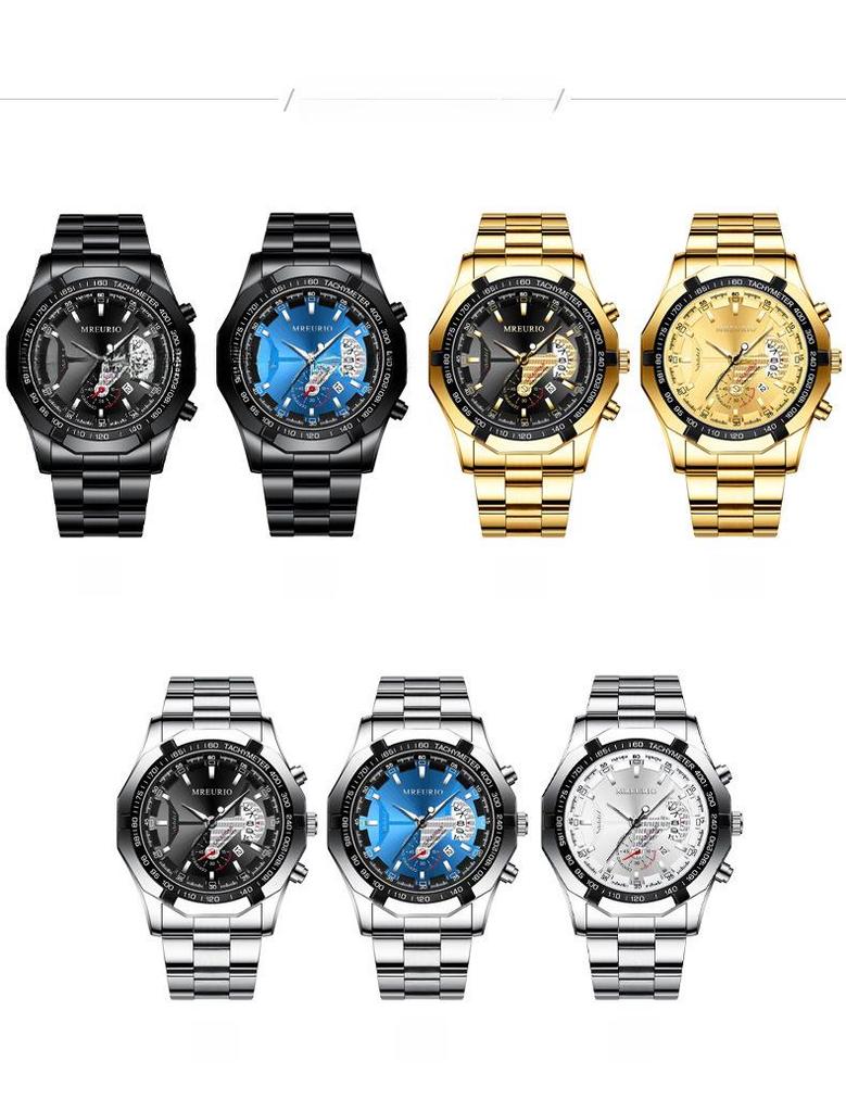 «Бренд Tik Tok Luminous Calendar Fashion Men's Watch - Популярный деловой стиль»