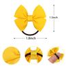 20/40/50 Pcs 2" Grosgrain Ribbon Pigtail Hair Bows Elastic Hair Ties Hair Bands Holders Hair Accessories for Baby Girls Infants