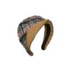 Brown Hat [serre-tete] Folding Fascinator - Tweed