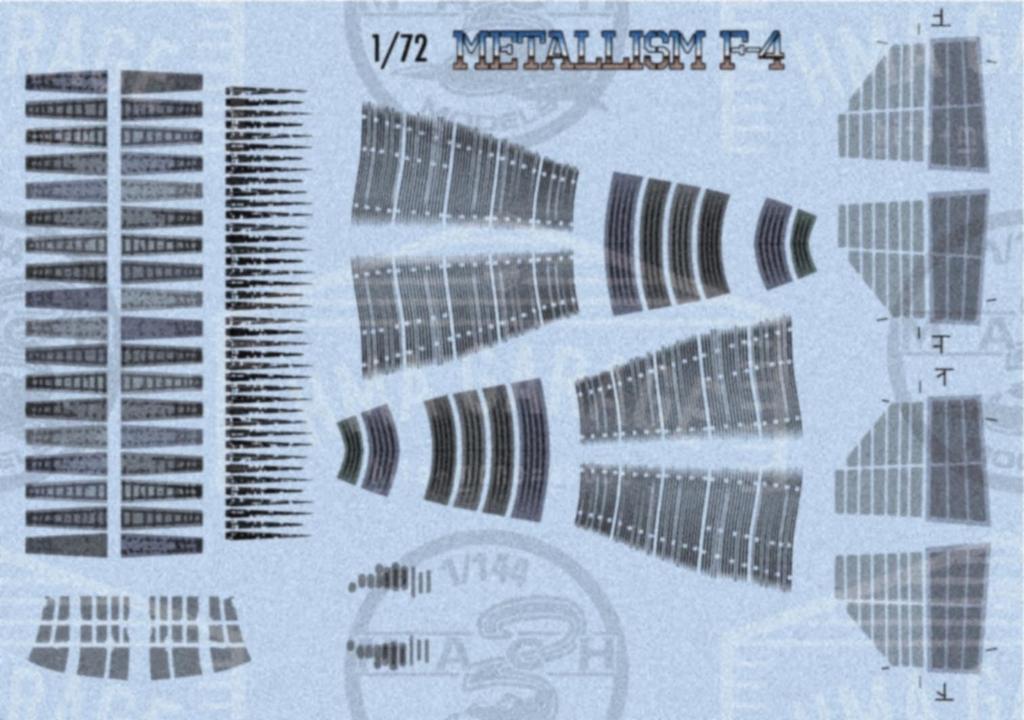 Modeling Japan Metalism Nozzle Decal Plastic Model Parts M72041 1/72 F-4E &