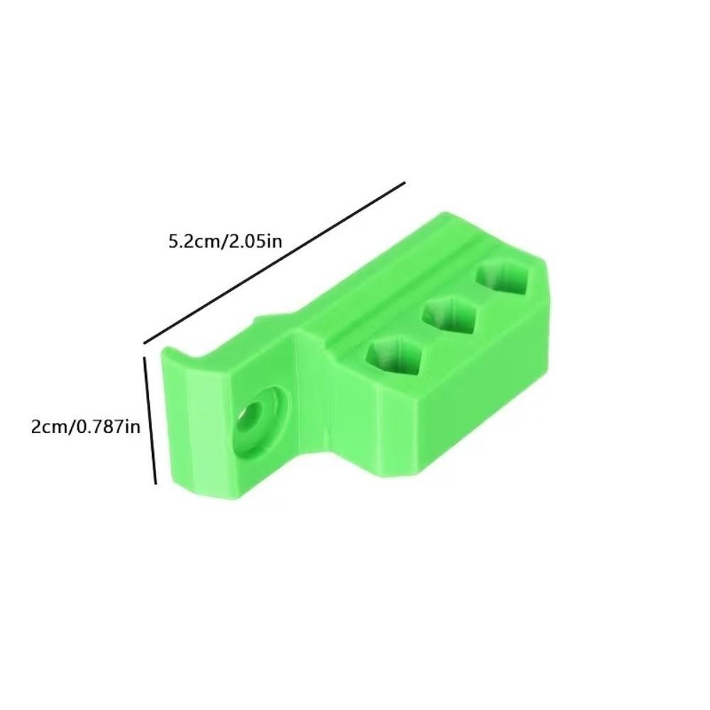 Belt Clip Tool Accessory Storage 1/4 Inch Bits Screw Hole Mounted Holder  Workshop Use