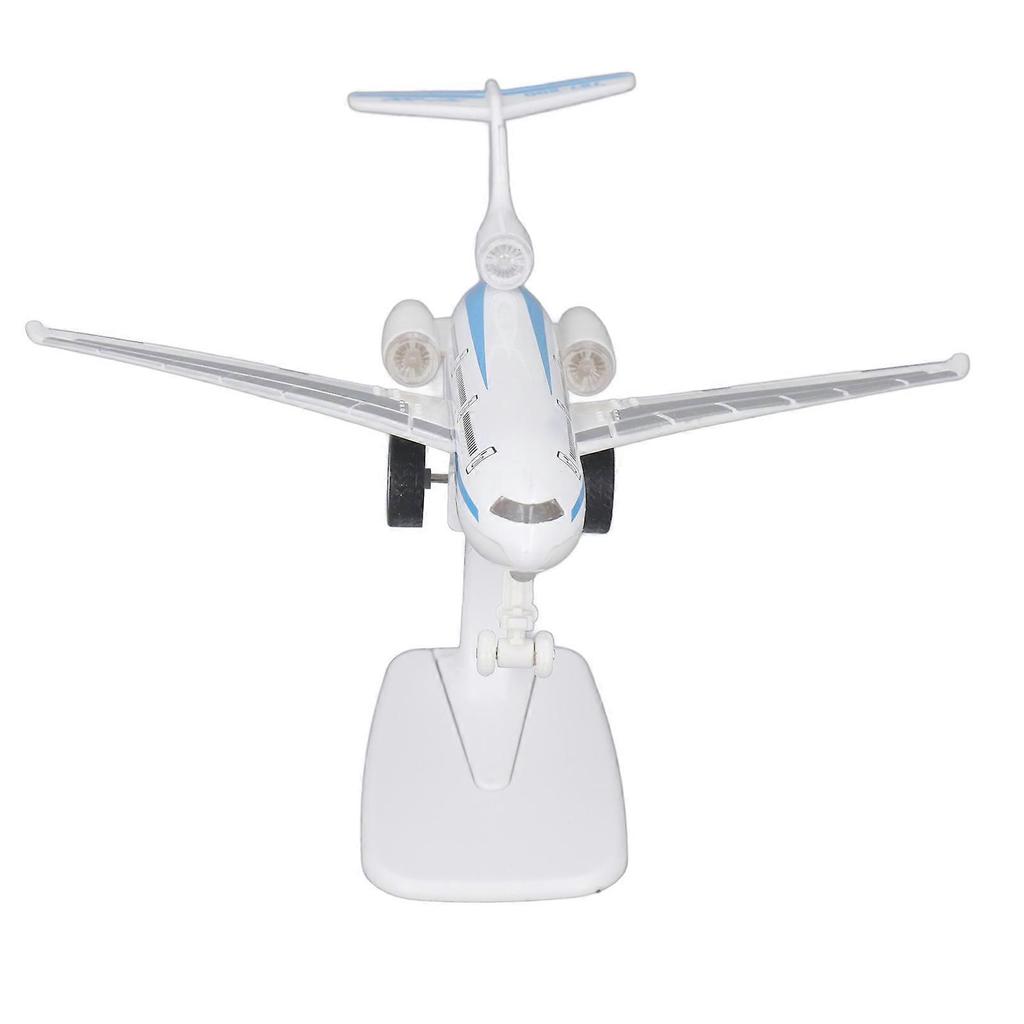 22cm Alloy Airplane Model Diecast Airliner Model with Light Sound for Room Decoration