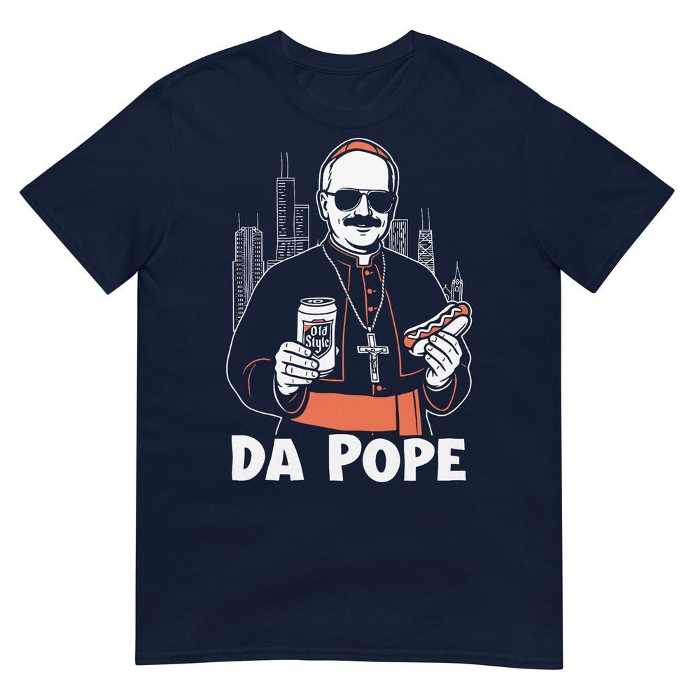 Da Pope From America Chicago Pope Leo Xiv Provost Tshirt S