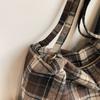 Large Capacity Woolen Shoulder Bag College Style Tote Bag