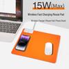 15W Wireless Fast Charging Foldable Mouse Pad with Power Bank and Customizable Logo