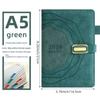 2026 Planner Organizers 365 Daily Pages Small Size PU Leather Cover Thick Linen Paper Suitable for Professional