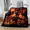 Schwarzenegger Terminator print blankets Children's warm blanket soft and comfortable blanket home travel blankets birthday gift