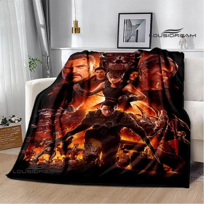 Schwarzenegger Terminator print blankets Children's warm blanket soft and comfortable blanket home travel blankets birthday gift