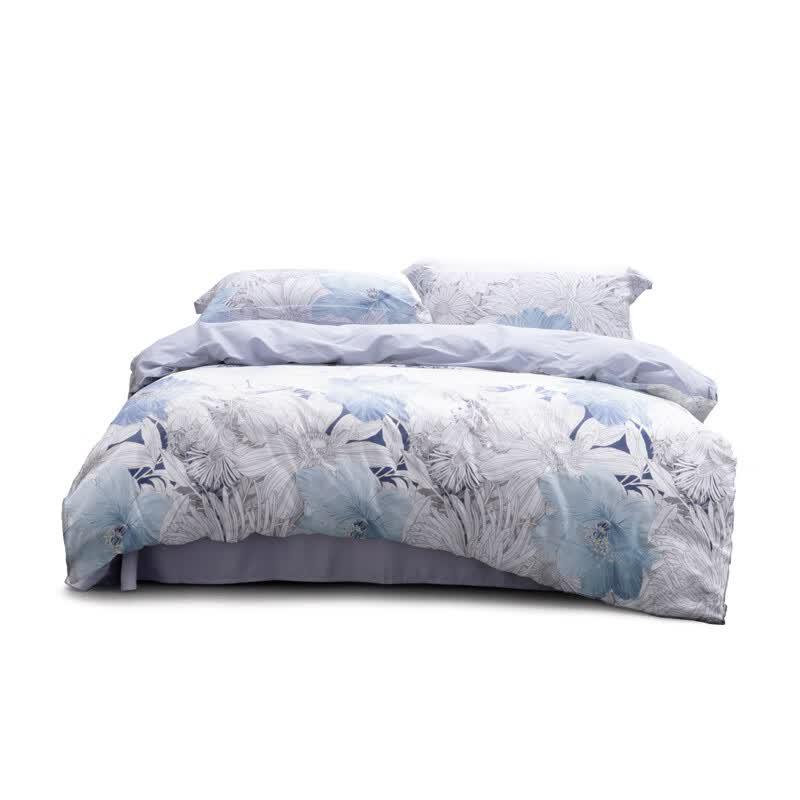 Mercury Home Textiles Long-Staple Cotton Antibacterial 4-Piece Bedding Set