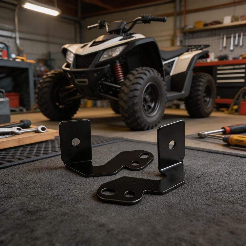 31BC Curved LED Bar Mount Brackets UTV Roll Cage Support Pair Use